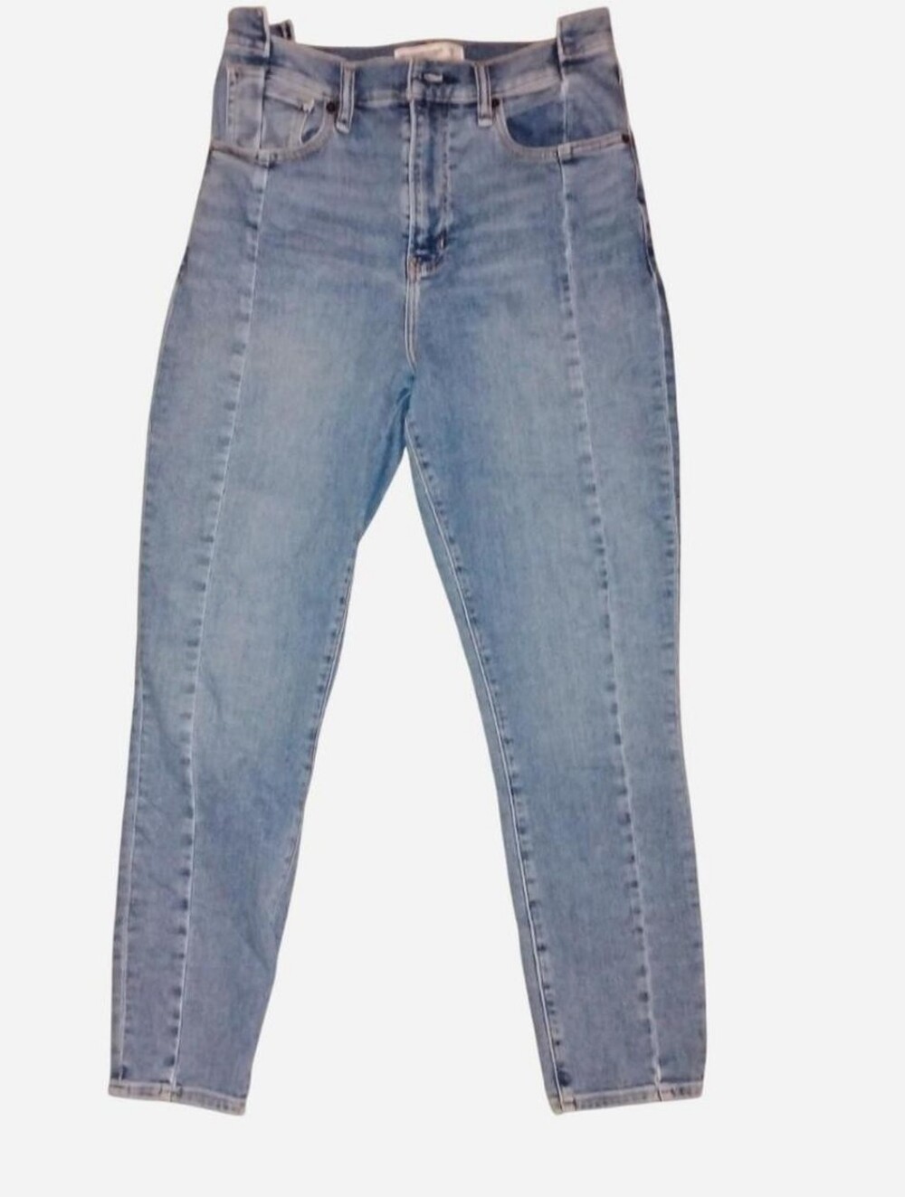 Abercrombie & Fitch Super Skinny Ankle High Rise Jeans Seam Detail Size 28 / 6S